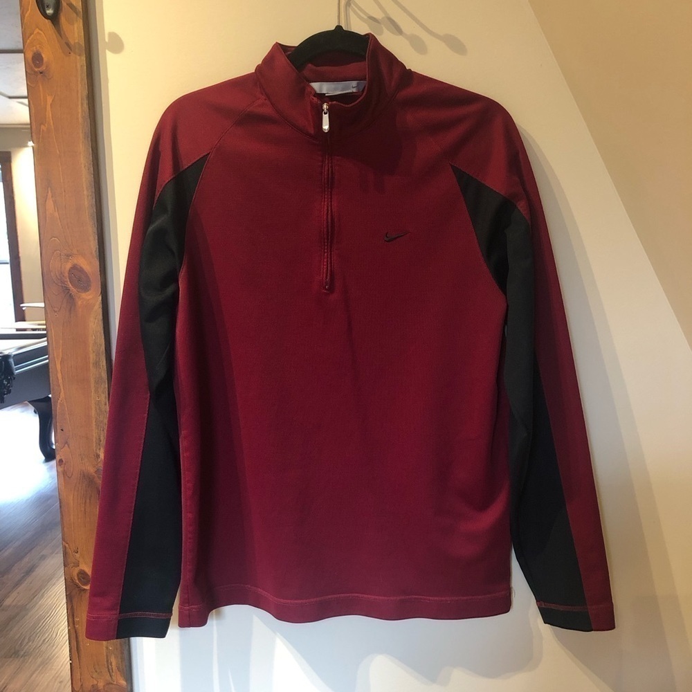 Nike long sleeve 3/4 zip up men’s shirt